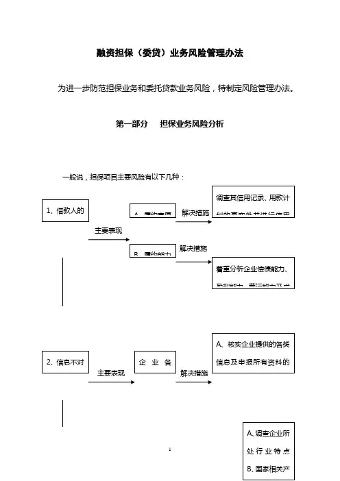 担保风险管理办法