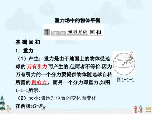 中小学优质课件重力场中的物体平衡课件.ppt