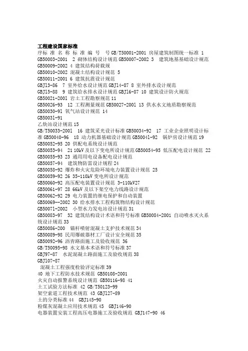工程建设国家标准 2
