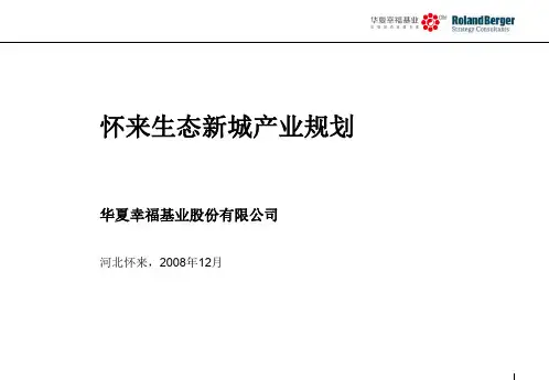 罗兰贝格产业规划报告