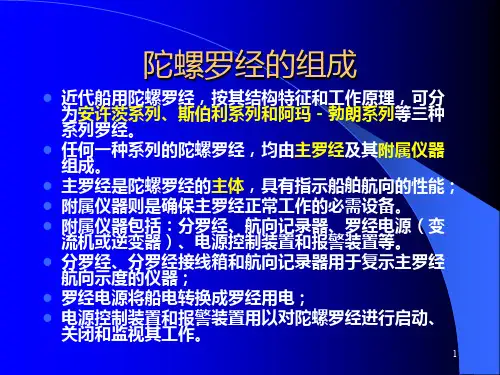 陀螺罗经的结构PPT课件