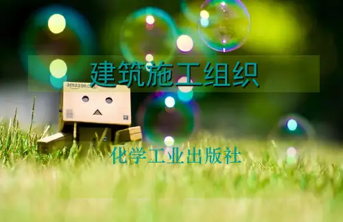 建筑施工组织(肖凯成)05597课件