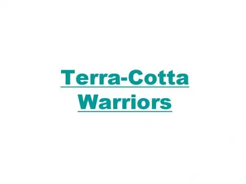 Terra-Cotta Warriors