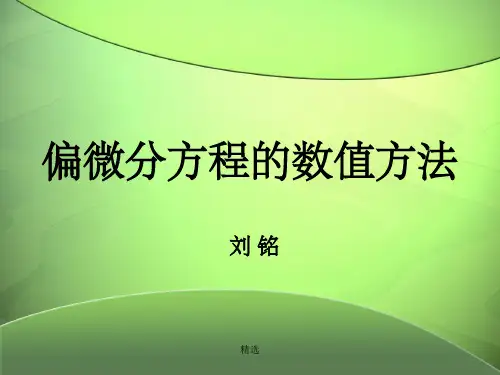 偏微分方程的数值方法PPT课件