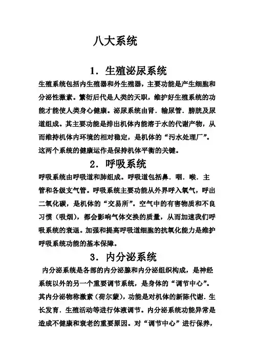 八大系统