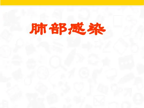 肺部感染 ppt课件