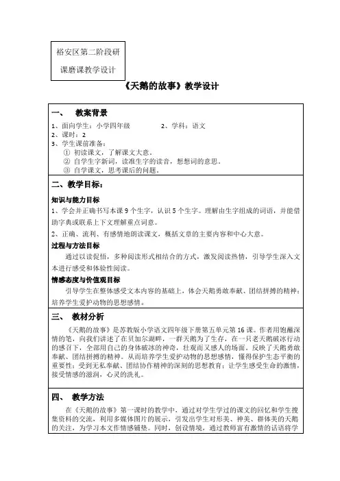 《天鹅的故事》 2