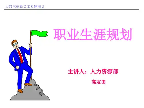 职业生涯规划(大兴汽车)2006.9.28