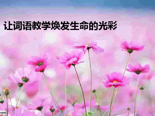 词语教学