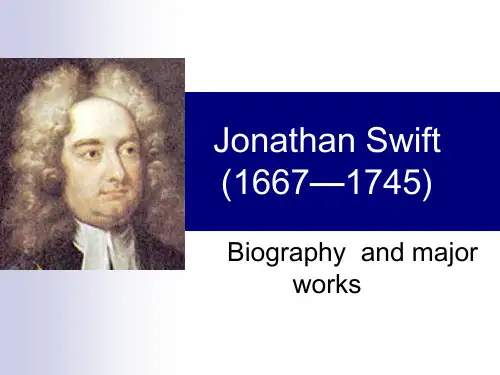 Jonathan Swift (1667—1745)