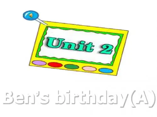 六年级英语上册Unit2课件7