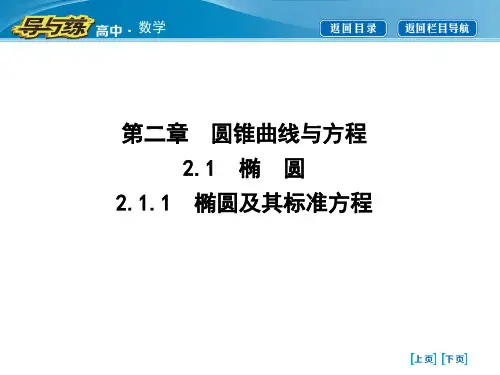 2.1.1-椭圆及标准方程