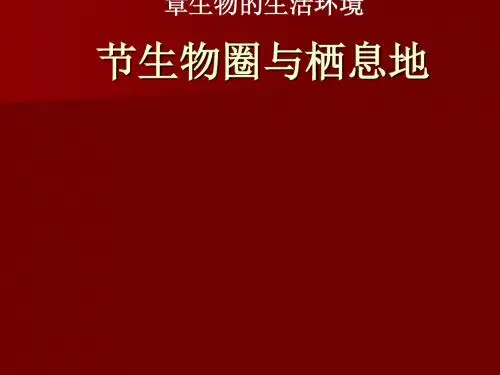 生物圈与栖息地PPT课件5