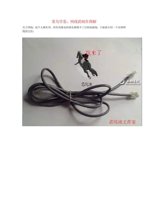 菜鸟学堂：网线的制作图解
