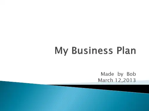 My Business Plan