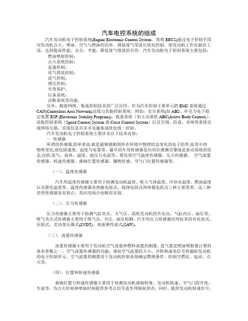 汽车电控系统组成1