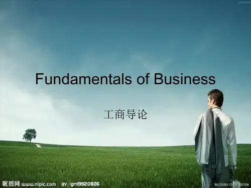 Fundamentals of Business