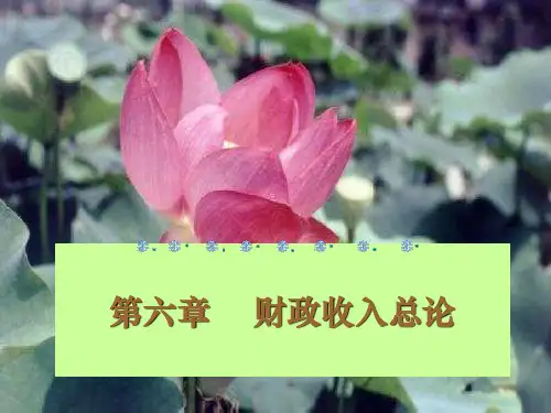 财政收入的形式
