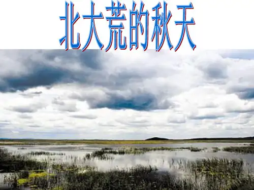 苏教版三上5北大荒的秋天PPT课件
