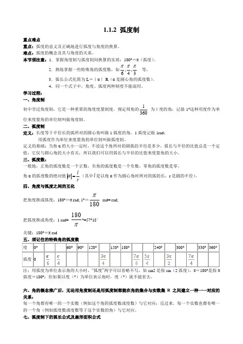 弧度制-最新公开课