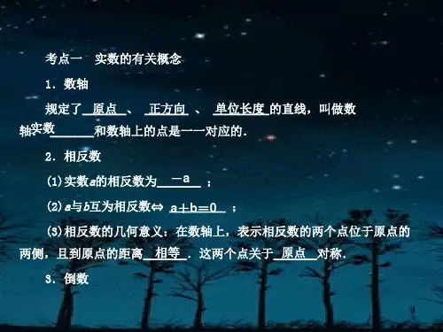 初中数学知识点总结ppt课件