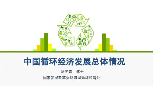 循环经济发展主要成效1