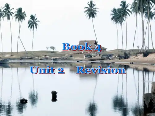 Book 4 Unit 2 Revision