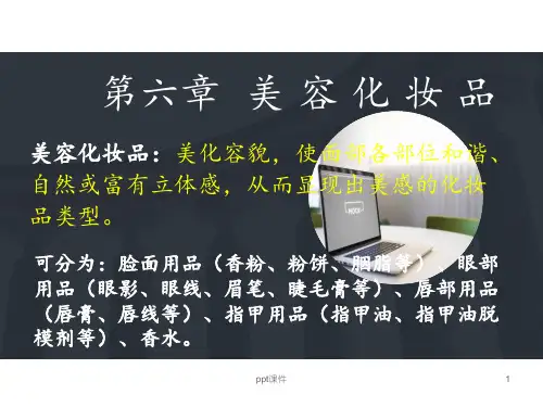 美容化妆品  ppt课件