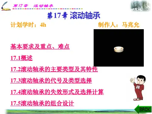 机械设计第17章滚动轴承
