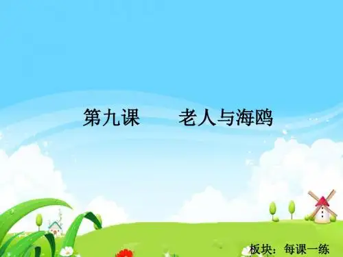 最新语文S版五年级语文下册9 老人与海鸥_每课一练