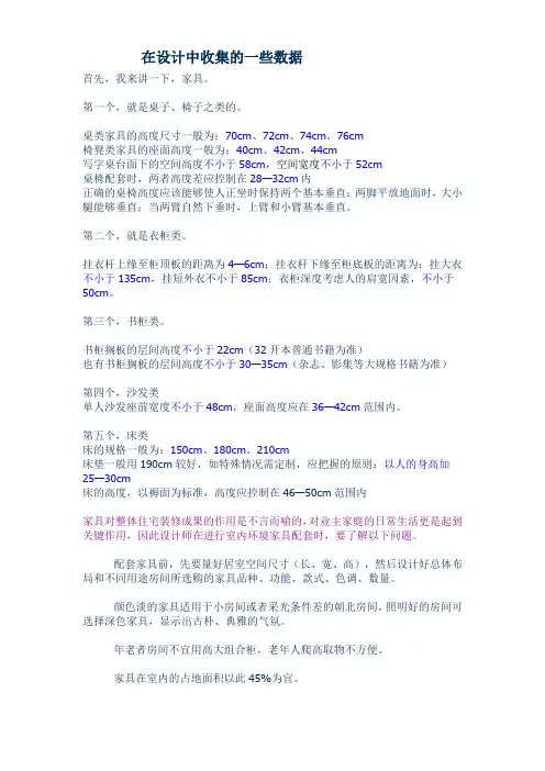 尺寸数据