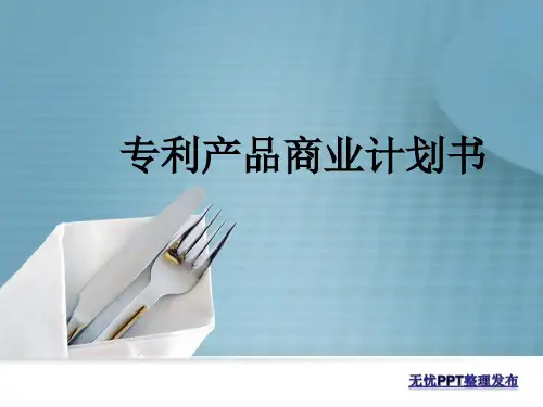 专利产品商业计划书