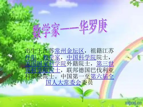 数学家——华罗庚