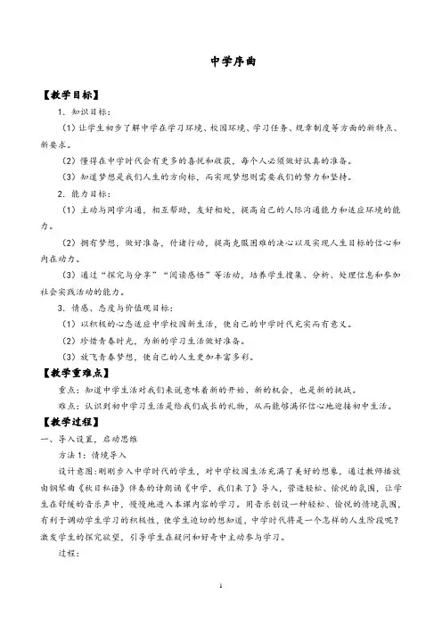 中学序曲