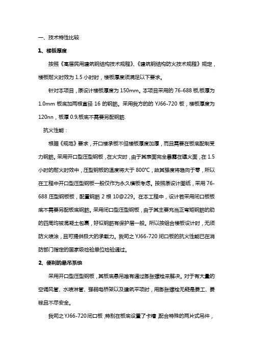 压型钢板讲堂：开口型压型钢板与闭口型压型钢板之综合比较