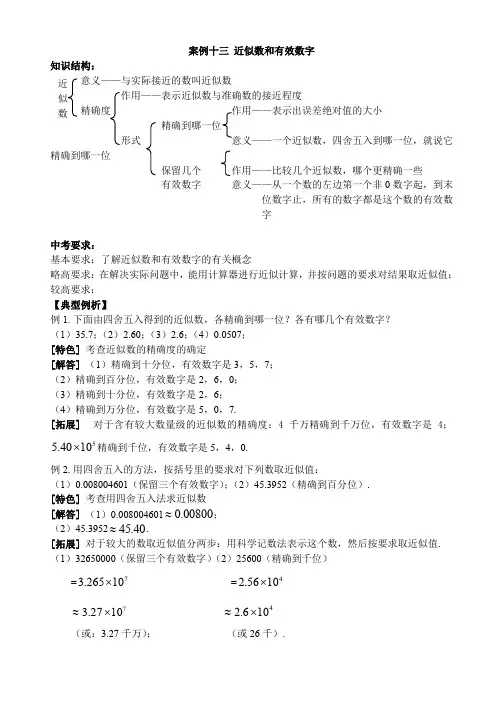1.5.3近似数和有效数字