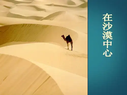 人教版语文七年级下《在沙漠中心》PPT课件之二