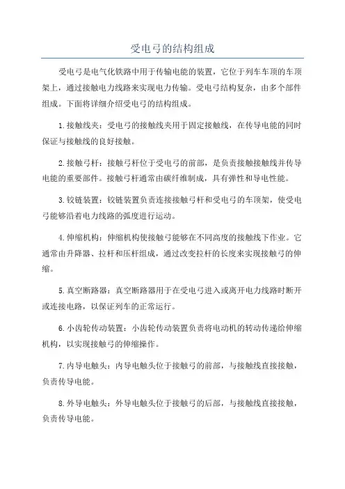 受电弓的结构组成