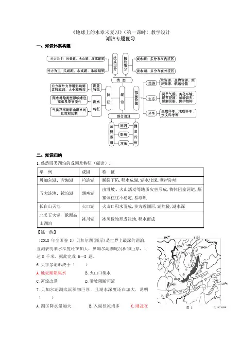 人教高中地理必修1《第三章 地球上的水 章节复习与测试》_76