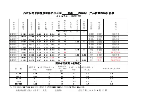 检验报告单6