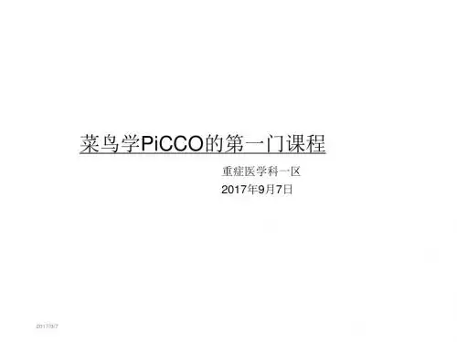 PiCCO快速入门