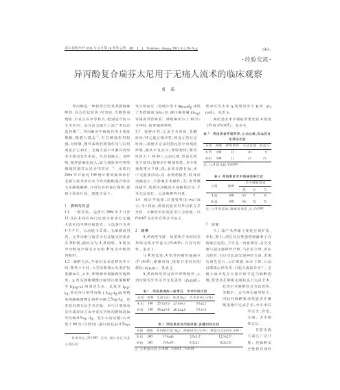 异丙酚复合瑞芬太尼用于无痛人流术的临床观察