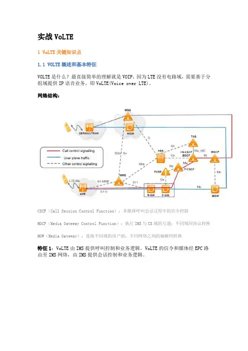 实战VoLTE课件