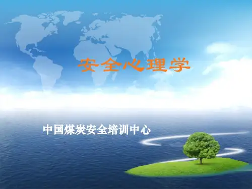 安全心理学培训课件
