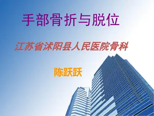 手部骨折与脱位