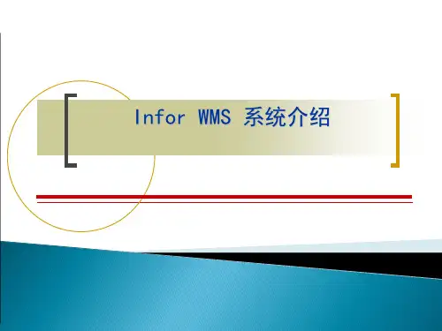 产品介绍(Infor WMS系统)