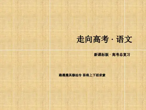 高考语文一轮总复习专题 文言文阅读常见文言实词课件