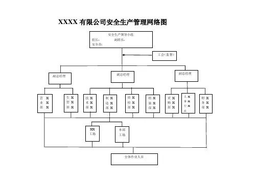 公司安全生产管理网络图