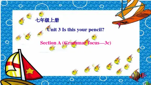 七年级英语上册unit3isthisyourpencil(grammarfocus3c) (2)