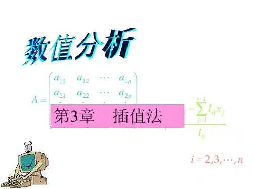 插值法与Lagrange插值课件